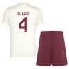 Conjunto (Camiseta+Pantalón Corto) FC Bayern de Múnich De Ligt 4 Champions League Tercera Equipación 23-24 - Niño